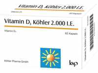 PZN-DE 09942407, Vitamin D3 Köhler 2000 IE Kapseln Inhalt: 28.3 g, Grundpreis: