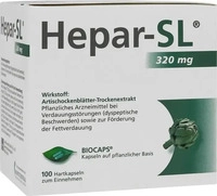 PZN-DE 09530449, Hepar-SL 320 mg Hartkapseln Inhalt: 100 St