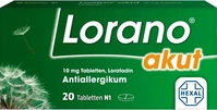 PZN-DE 07222502, Lorano akut 10 mg Tabletten Inhalt: 20 St