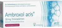 PZN-DE 08535433, Ambroxol acis 30 mg Trinktabletten Tablette zur Herstellung...