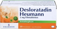 PZN-DE 16938145, Desloratadin HEUMANN 5 mg Filmtabletten Inhalt: 20 St