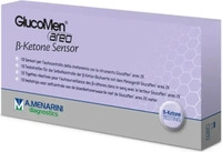 PZN-DE 13710424, Glucomen areo 2K &szlig;-Ketone Sensor Teststreifen Inhalt: 10 St