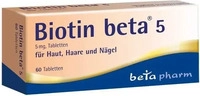 PZN-DE 14278443, Biotin beta 5 Tabletten Inhalt: 60 St