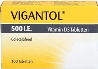 PZN-DE 13155661, Vigantol 500 I.E. Vitamin D3 Tabletten Inhalt: 100 St