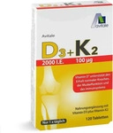 PZN-DE 15205937, Vitamin D3 + K2 2000 I.E. Tabletten Inhalt: 14.4 g, Grundpreis: