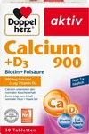 PZN-DE 16576498, Doppelherz Calcium 900 + D3 Tabletten Inhalt: 77.1 g, Grundpreis: