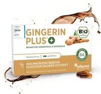 PZN-DE 17168040, Gingerin Plus Kapseln Inhalt: 37.56 g, Grundpreis: &euro; 516,77 /