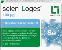 PZN-DE 17202009, Selen-Loges 100 &micro;g Filmtabletten Inhalt: 38 g, Grundpreis: &euro;