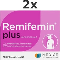 PZN-DE 16156069, remifemin PLUS Johanniskraut Filmtabletten Inhalt: 180 St