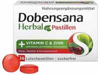 PZN-DE 17457838, Dobensana Herbal Kirschgeschmack Vitamin C & Zink Pastillen