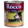 6x800g Geflügel & Haferflocken Rocco Senior Hundefutter nass