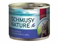 12 x 185g Nature Fisch - Sardine Pur Schmusy Katzenfutter nass