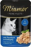 Sparpaket Miamor Feine Filets 24 x 100 g - Thunfisch & Krebs (Katzenfutter),