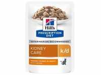 12x85g k/d Kidney Care mit Huhn Hill’s Prescription Diet Katzenfutter Nass - 10+2
