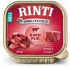 10x 150g RINTI Singlefleisch Rind Pur Hundefutter nass