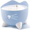 Catit PIXI Trinkbrunnen, blau, 2,5l Katze mit Nachtlicht und 3-fach wirksamen...