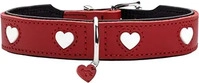 HUNTER Halsband Love, rot - Gr&ouml;&szlig;e 47: 38 - 44 cm Halsumfang (Hundefutter)