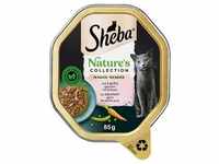22x 85g Sheba Nature´s Collection in Sauce mit Lachs Katzenfutter nass