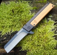 Gerber 1050249, Gerber Quadrant Knife Golden Wood