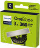 Philips Scherkopf OneBlade QP430/50 360°-Klinge, für Philips OneBlade und OneBlade