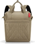 Reisenthel Rucksack Allrounder R, 39 cm, mit Laptopfach, rhombus olive,...