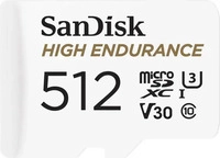 SanDisk Micro-SD-Karte High Endurance, 512GB, bis 100 MB/s, UHS-I U3, SDXC