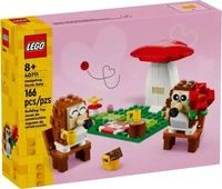 LEGO Icons 40711 Igel und ihr Picknick-Date, ab 8 Jahre, 166 Teile