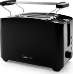 Clatronic Toaster TA 3801, mit 7 R&ouml;ststufen & Auftaufunktion, schwarz, 750W,
