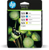 HP Tinte 924 Multipack, 6C3Z1NE, schwarz, cyan, magenta, gelb