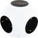 REV-Ritter Steckdosenw&uuml;rfel Powerglobe, 1,4m Kabel, 4x Schutzkontakt, mit Schalter