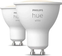 Philips-Hue LED-Lampe White Bluetooth, GU10, 4,2W ersetzt 40W, warmwei&szlig;, App-f&auml;hig
