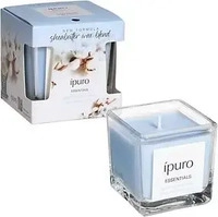 ipuro Duftkerzen Essentials cotton fields, im Glas, 125g, Grundpreis: &euro; 49,92 /