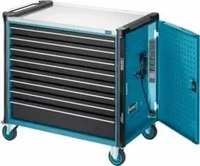 Hazet Werkzeugwagen Assistent 179NXXL-8D/3, leer, blau, 8 Schubladen