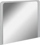 Fackelmann Wandspiegel 84299, rechteckig, rahmenlos, (B/H) 100 x 80 cm, mit