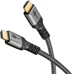 Goobay HDMI-Kabel Plus 64993 HDMI 2.0, vergoldete Stecker, 4K UHD bei 60 Hz, 18