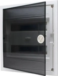 Kopp Sicherungskasten 346002005, f&uuml;r innen, 24 Module, 2-reihig, mit transparenter