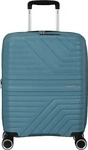 AmericanTourister Koffer Flytwist Spinner exp. blau, Hartschale, 4 Rollen, 36 Liter,