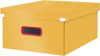 Leitz Aufbewahrungsbox 5349-00-19 Click&Store Cosy, 35,5Liter, Pappe, warmes gelb,