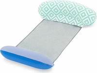 Bestway Luftmatratze 43555 Pool-H&auml;ngematte, 145 x 87cm, mit Netz & Kopfst&uuml;tze,