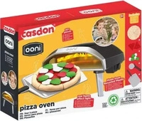 casdon Haushaltsspielzeug ooni pizza oven, Pizzaoffen mit Flammeneffekt-Licht und
