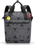Reisenthel Rucksack Allrounder R, 39 cm, mit Laptopfach, smiley grey, Polyester,