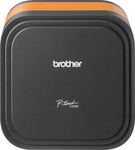 Brother Beschriftungsger&auml;t P-touch CubePro Edge, PTE920BTZ1, schwarz, orange, bis 36