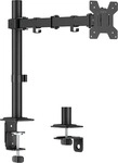 LogiLink Monitorhalterung BP0216, f&uuml;r 1 Display, VESA TFT, Tisch-Befestigung