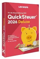 Lexware Finanzsoftware QuickSteuer Deluxe 2026, Windows, Jahreslizenz, Vollversion,