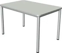 Kerkmann Schreibtisch Prime 11040411, lichtgrau / silber, 120 x 75 x 80 cm