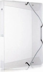 Elba Heftbox Hawai, 100200581, aus Kunststoff, A4, 4 cm F&uuml;llh&ouml;he, transparent,