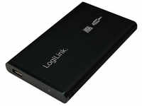 LogiLink Festplattengehäuse UA0041B, schwarz, 2,5 Zoll, SATA-Anschluss, extern, USB