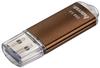 Hama USB-Stick Laeta 124005, 128 GB, bis 40 MB/s, mit Metallgehäuse, braun