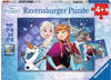 Ravensburger Puzzle 09074, Frozen - Nordlichter, 2x 24 Teile, ab 4 Jahre