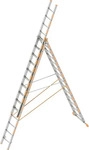 Layher Mehrzweckleiter Topic 1040, 3-teilig, mit 3 x 14 Sprossen